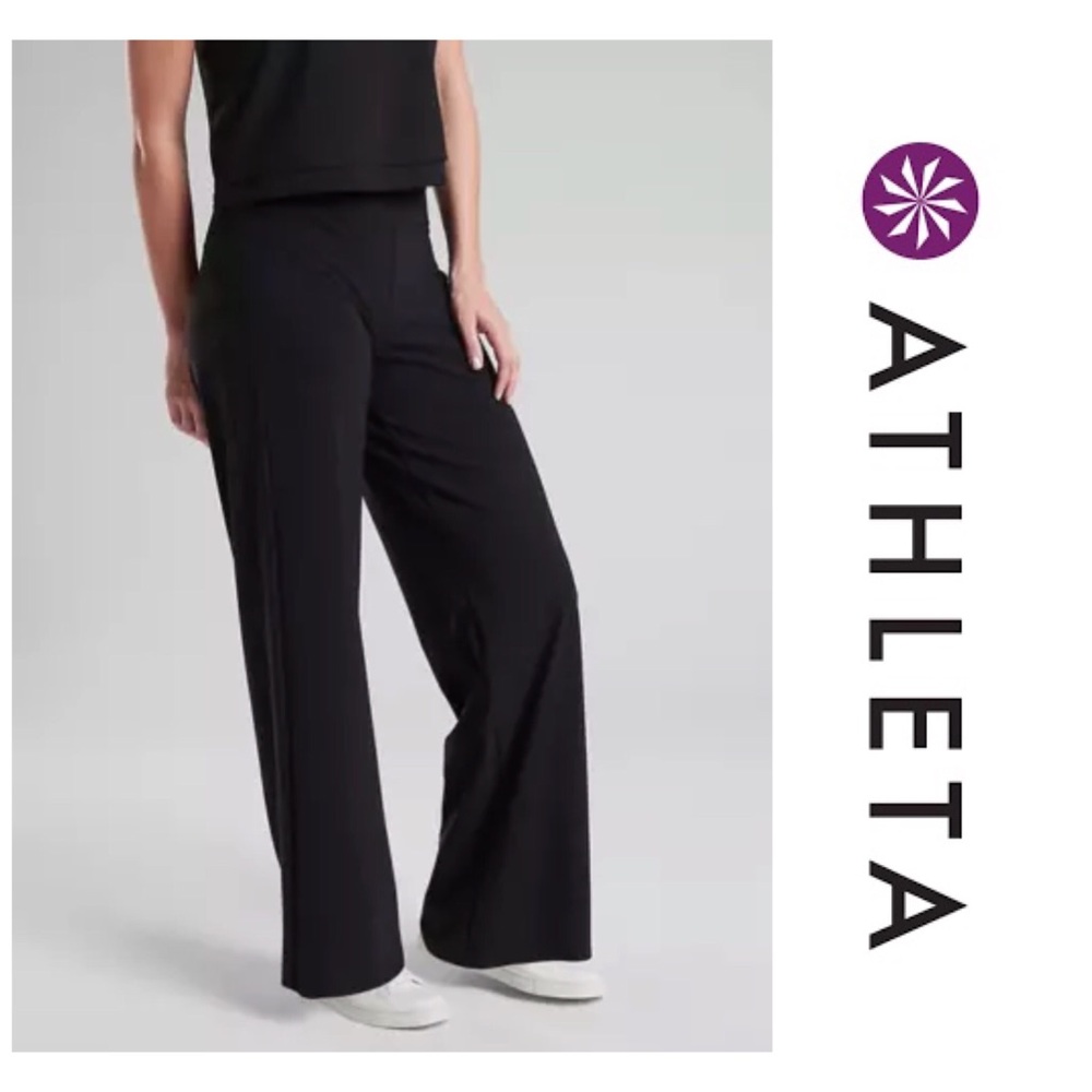 ISO Athleta Wide Leg Meridian Pants in Tall